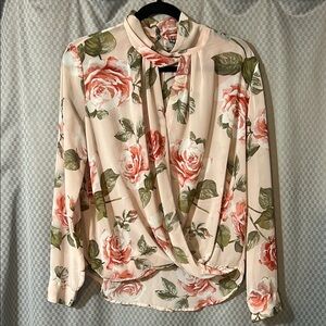 Worn once! SoHo New York & Company Floral Print Women's Top